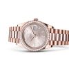 DAY-DATE 40-（Oyster, 40 mm, Everose gold and diamonds）