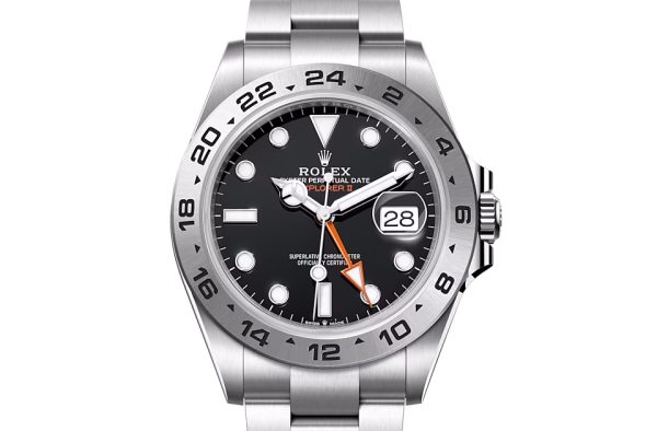 EXPLORER II-(Oyster, 42 mm, Oystersteel)