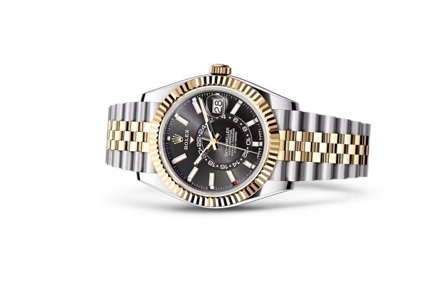 SKY-DWELLER-(Oyster, 42 mm, Oystersteel and yellow gold)
