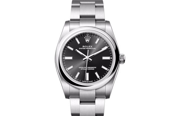 OYSTER PERPETUAL 34-(Oyster, 34 mm, Oystersteel)