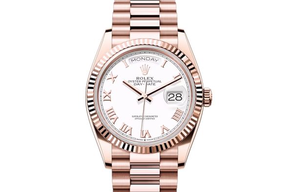 DAY-DATE 36-（Oyster, 36 mm, Everose gold）