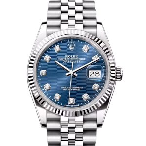 DATEJUST 36-(Oyster, 36 mm, Oystersteel and white gold)