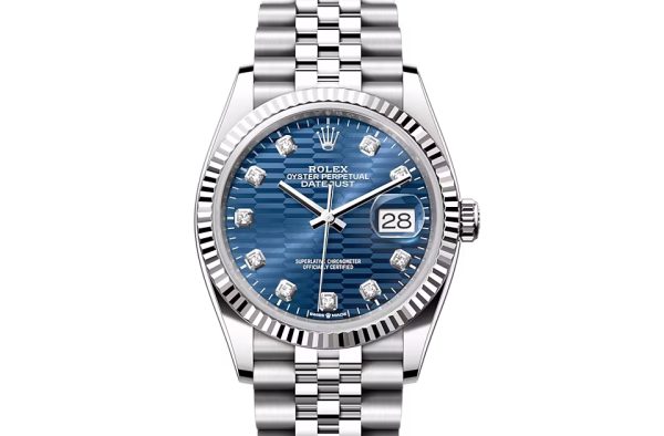 DATEJUST 36-(Oyster, 36 mm, Oystersteel and white gold)