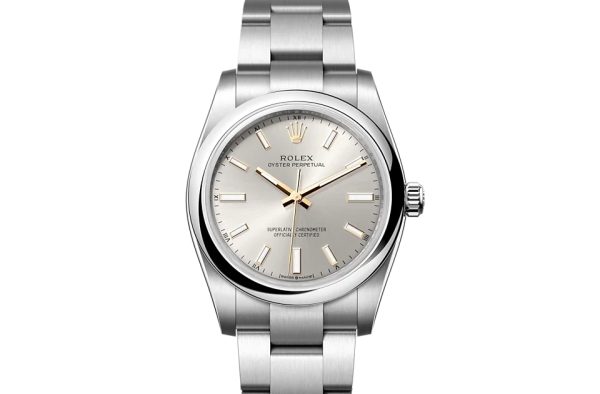 OYSTER PERPETUAL 34-(Oyster, 34 mm, Oystersteel)