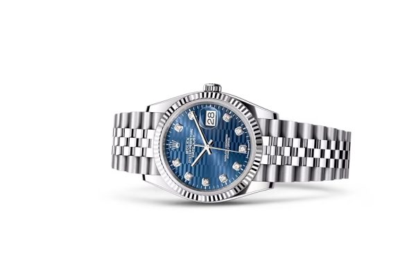 DATEJUST 36-(Oyster, 36 mm, Oystersteel and white gold)