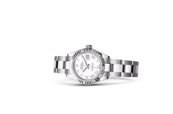 LADY-DATEJUST-(Oyster, 31 mm, Oystersteel and white gold)