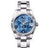 DATEJUST 31-(Oyster, 31 mm, Oystersteel and white gold)