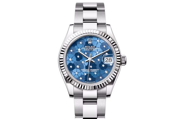 DATEJUST 31-(Oyster, 31 mm, Oystersteel and white gold)