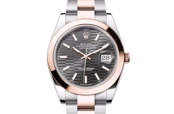 DATEJUST 41-(Oyster, 41 mm, Oystersteel and Everose gold)