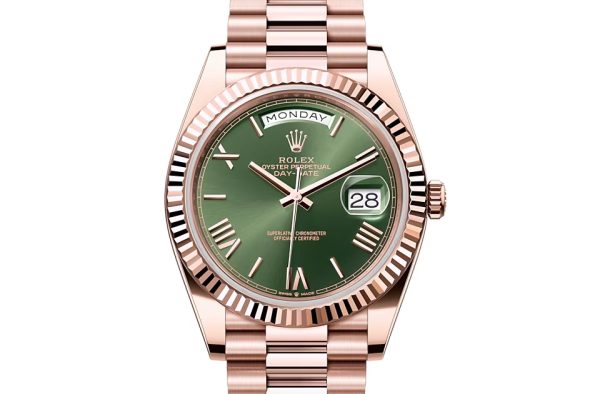 DAY-DATE 40-（Oyster, 40 mm, Everose gold）