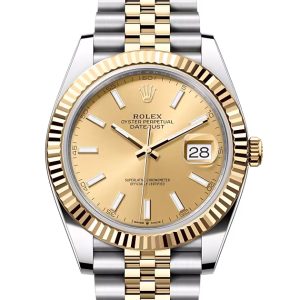 DATEJUST 41-(Oyster, 41 mm, Oystersteel and yellow gold)