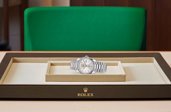 DAY-DATE 36-（Oyster, 36 mm, white gold）