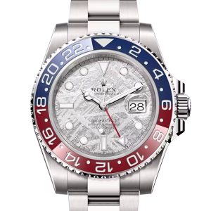 GMT-MASTER II-(Oyster, 40 mm, white gold)