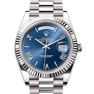 DAY-DATE 40-（Oyster, 40 mm, white gold）