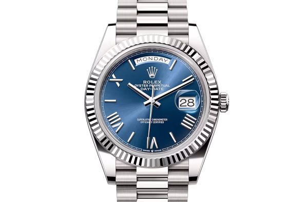 DAY-DATE 40-（Oyster, 40 mm, white gold）
