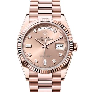 DAY-DATE 36-（Oyster, 36 mm, Everose gold）
