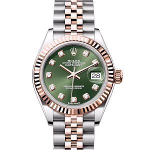 LADY-DATEJUST-(Oyster, 28 mm, Oystersteel and Everose gold)