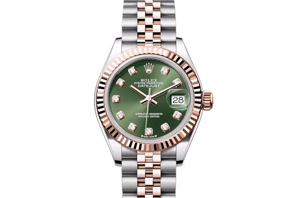 LADY-DATEJUST-(Oyster, 28 mm, Oystersteel and Everose gold)