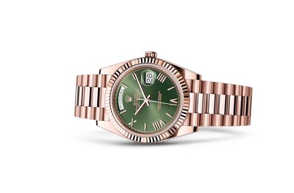 DAY-DATE 40-（Oyster, 40 mm, Everose gold）