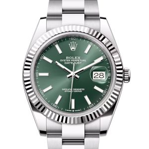 DATEJUST 41-(Oyster, 41 mm, Oystersteel and white gold)
