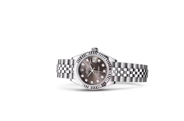 LADY-DATEJUST-(Oyster, 28 mm, Oystersteel and white gold)