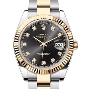 DATEJUST 41-(Oyster, 41 mm, Oystersteel and yellow gold)