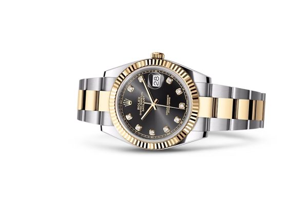 DATEJUST 41-(Oyster, 41 mm, Oystersteel and yellow gold)