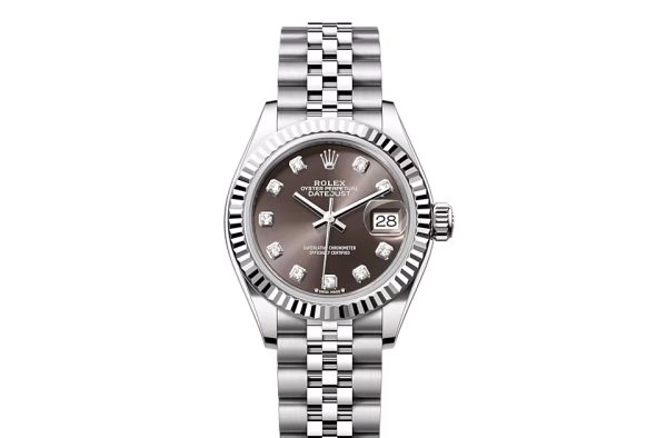 LADY-DATEJUST-(Oyster, 28 mm, Oystersteel and white gold)