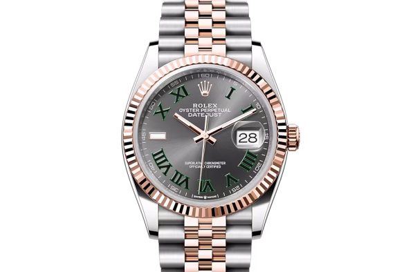 DATEJUST 36-(Oyster, 36 mm, Oystersteel and Everose gold)