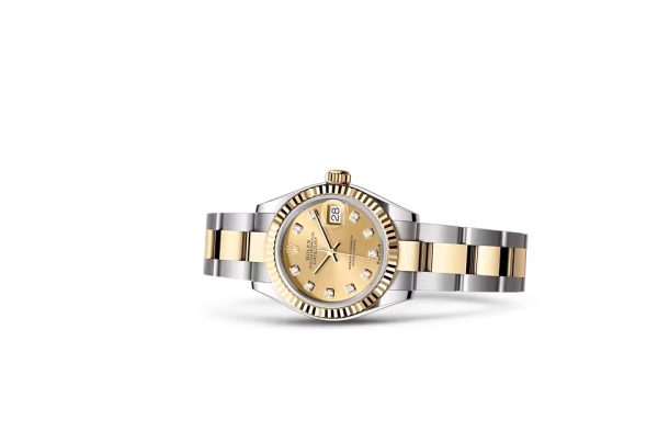 LADY-DATEJUST-(Oyster, 28 mm, Oystersteel and yellow gold)