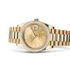DAY-DATE 40-（Oyster, 40 mm, yellow gold and diamonds）