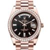 DAY-DATE 40-（Oyster, 40 mm, Everose gold and diamonds）