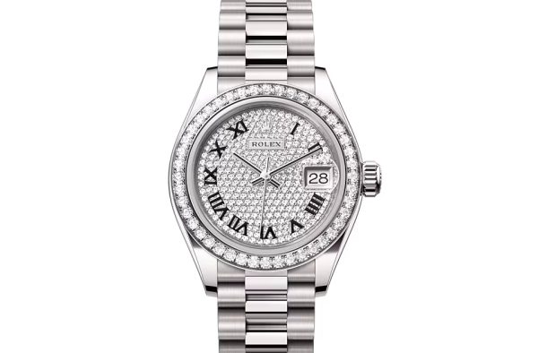 LADY-DATEJUST-(Oyster, 28 mm, white gold and diamonds)