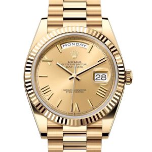 DAY-DATE 40-（Oyster, 40 mm, yellow gold）