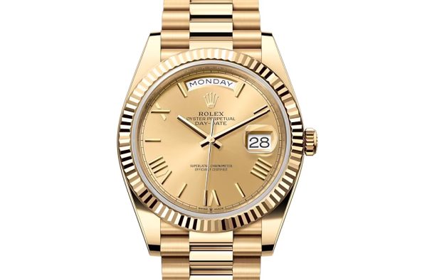 DAY-DATE 40-（Oyster, 40 mm, yellow gold）