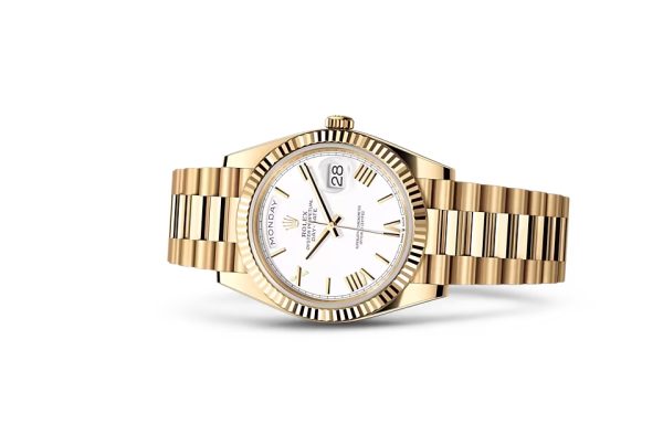 DAY-DATE 40-（Oyster, 40 mm, yellow gold）