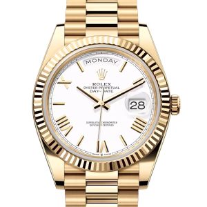 DAY-DATE 40-（Oyster, 40 mm, yellow gold）