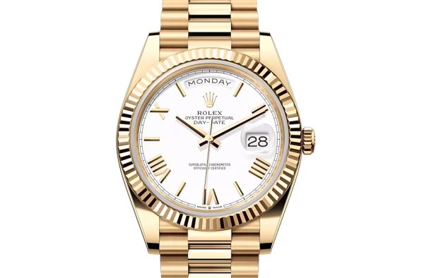 DAY-DATE 40-（Oyster, 40 mm, yellow gold）
