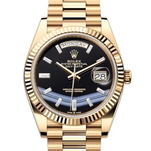DAY-DATE 40-（Oyster, 40 mm, yellow gold）