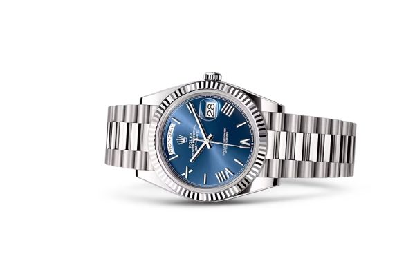 DAY-DATE 40-（Oyster, 40 mm, white gold）