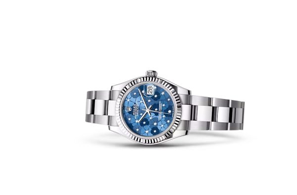 DATEJUST 31-(Oyster, 31 mm, Oystersteel and white gold)