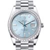 DAY-DATE 40-（Oyster, 40 mm, platinum and diamonds）