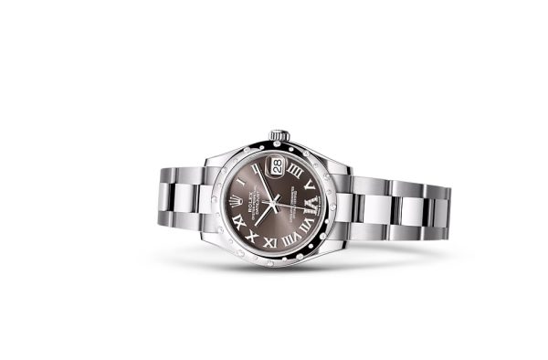 DATEJUST 31-(Oyster, 31 mm, Oystersteel, white gold and diamonds)