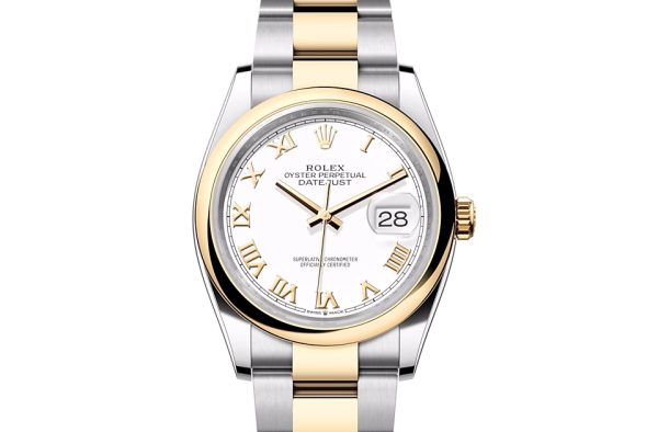 DATEJUST 36-(Oyster, 36 mm, Oystersteel and yellow gold)