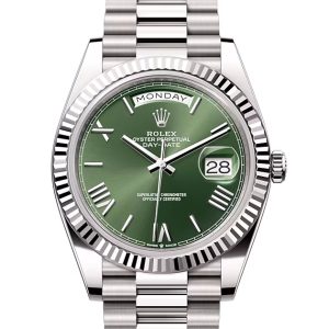 DAY-DATE 40-（Oyster, 40 mm, white gold）