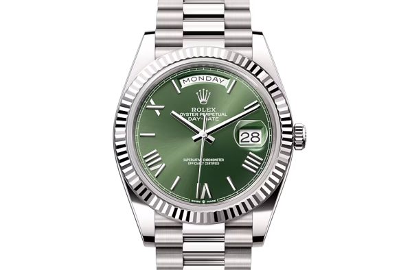 DAY-DATE 40-（Oyster, 40 mm, white gold）