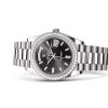 DAY-DATE 40-（Oyster, 40 mm, white gold and diamonds）