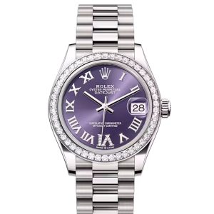 DATEJUST 31-(Oyster, 31 mm, white gold and diamonds)