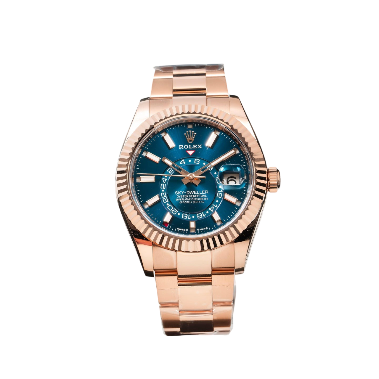 Rolex Sky-Dweller 42mm 18k Everose Gold Mens Watch 336935-0005 - Image 4