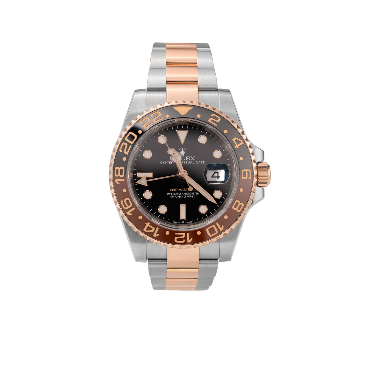 Rolex GMT-Master II 126711CHNR 40mm Two-Tone Oystersteel Everose Gold Root Beer
